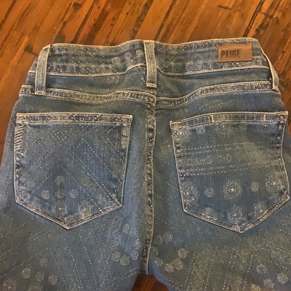 Paige Verdugo Ankle Jeans in Ryder Print - Size 23 - Picture 4 of 6
